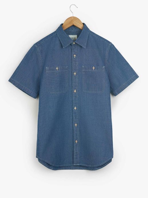 Breezy mid blue shirt